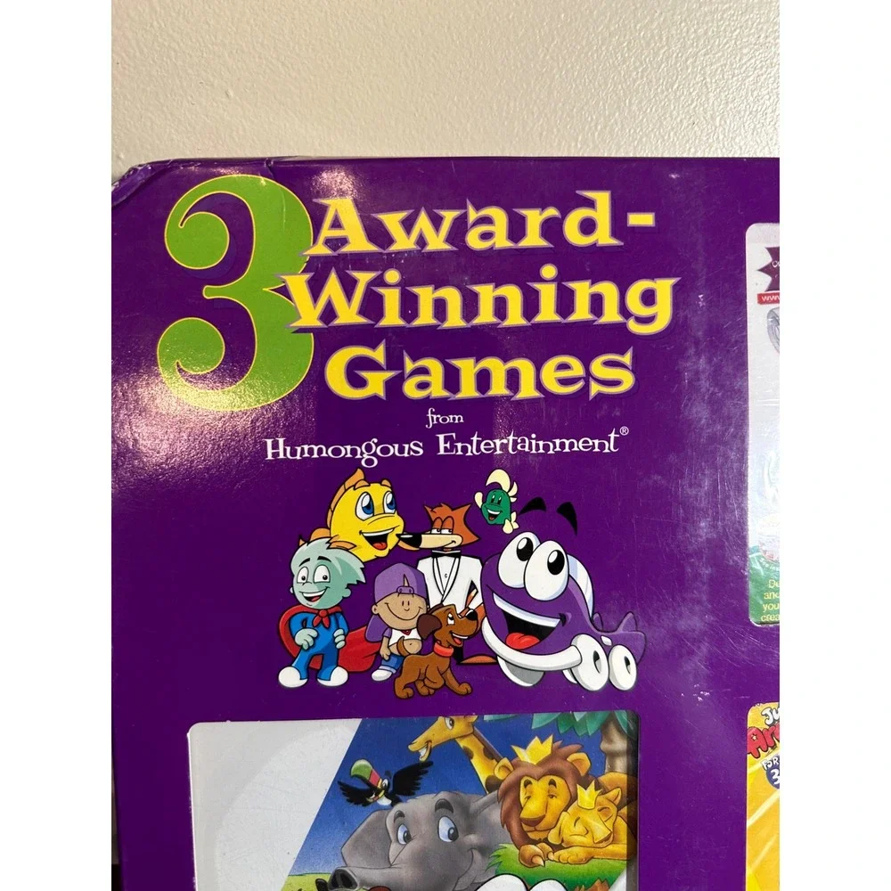 Humongous Entertainment 3 Award Winning Games Putt-Putt PC CD-ROM Vintage Boxset
